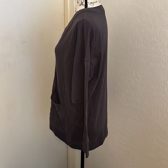 Madewell Gray Button Closure Cardigan Sweater Academia  Contemporary Work Office - Picture 2 of 9